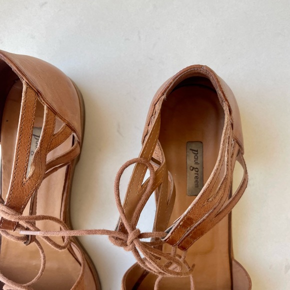 Paul Green leather Morea lace-up sandal - Picture 4 of 8
